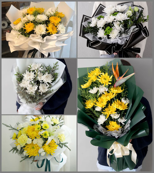 贵州毕节市威宁县龙场镇元坪村白事花束代送